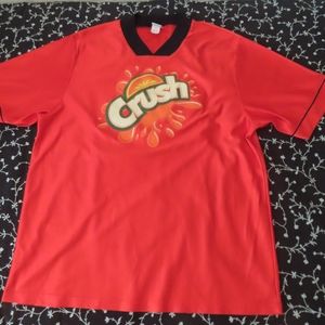 VINTAGE rare  1990S CRUSH ORANGE SODA  JERSEY made in usa SIZE L  #1
